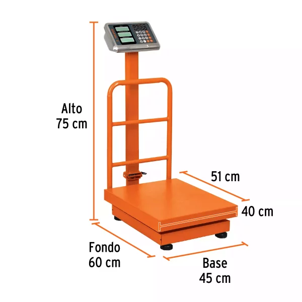 Báscula De Plataforma Plegable 200 Kg, Truper - Image 10