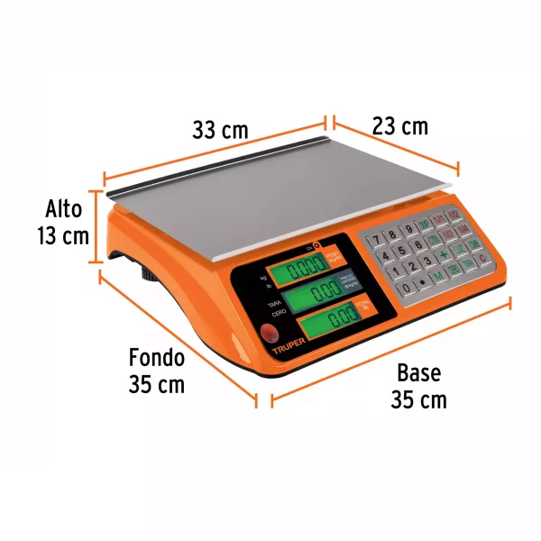 Báscula Electrónica Multifunciones 40 Kg, Truper - Image 7