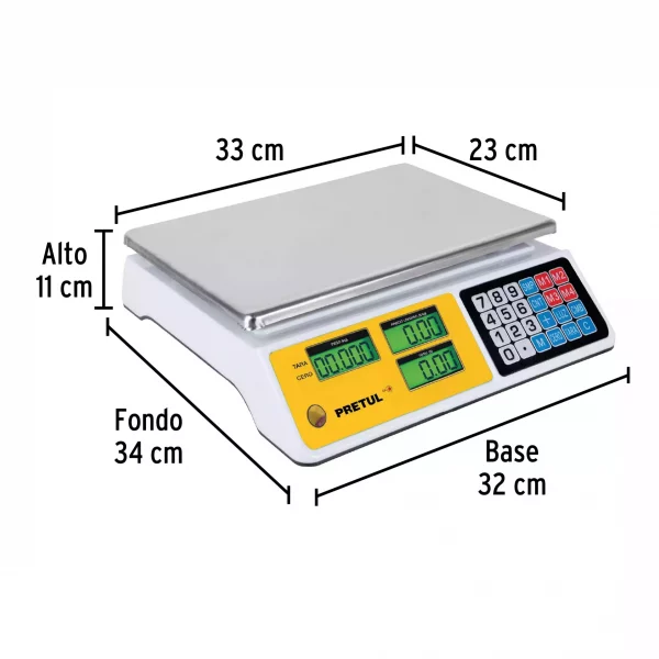 Báscula Electrónica Multifunciones 40 Kg, Pretul - Image 7