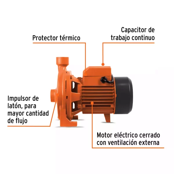 Bomba Centrífuga Para Agua Modelo Europeo, 3/4 HP, Expert - Image 4